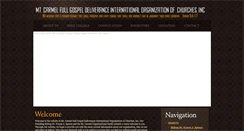 Desktop Screenshot of mtcarmelfullgospel.net